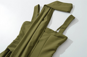 Scarf-Strap Tie-Detail Dress