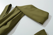 Scarf-Strap Tie-Detail Dress