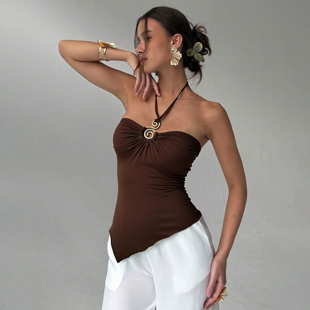 Halter Vest Fitted Innerwear