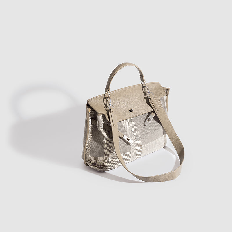 Zorashe Kelly Soft Leather Patchwork Bag