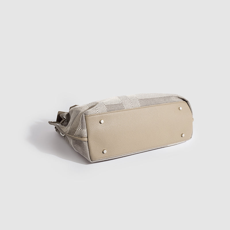 Zorashe Kelly Soft Leather Patchwork Bag
