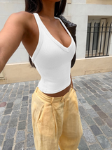 Y2K Sexy Fitted Tank Top T-Shirt