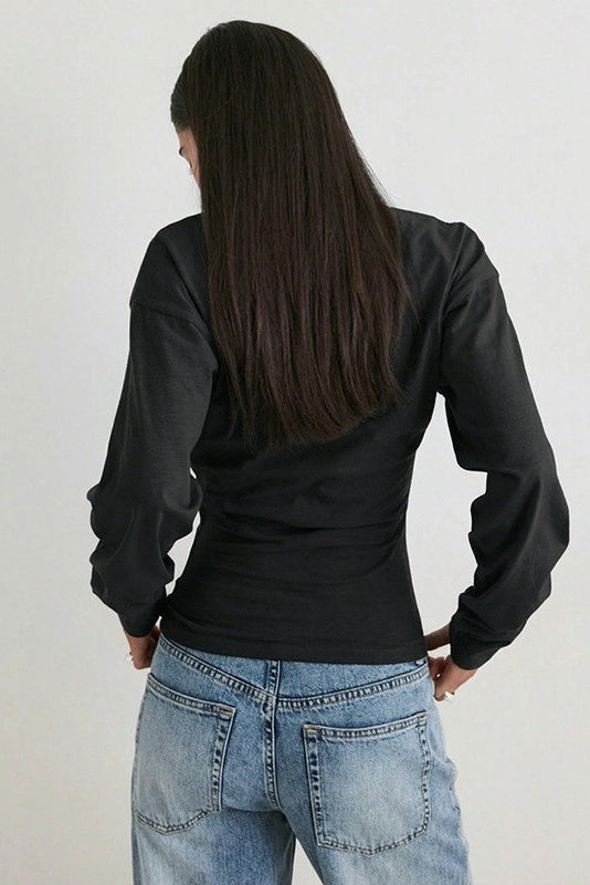 Henley Long Sleeve Top