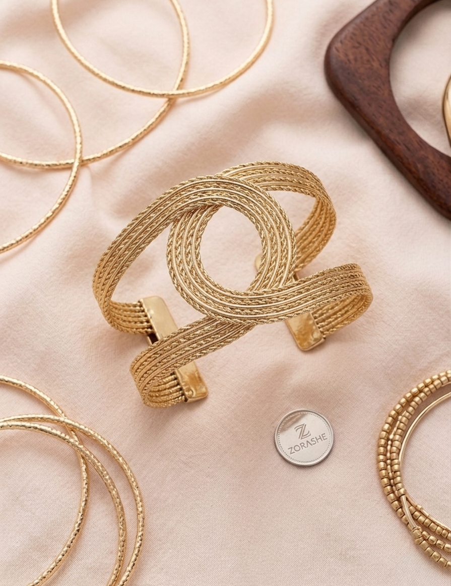 gold-tone-statement-cuff-bracelet-woven-geometric-bangle_zorashe_ABL003_1.png