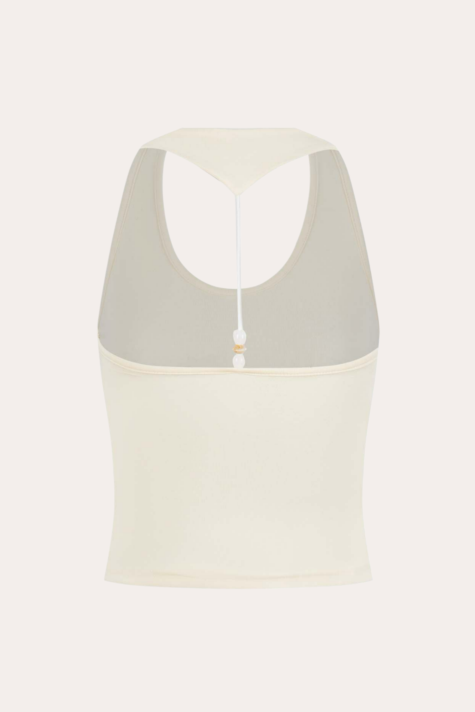 Rhinestone Letter Graphic Halter Crop Tank Top