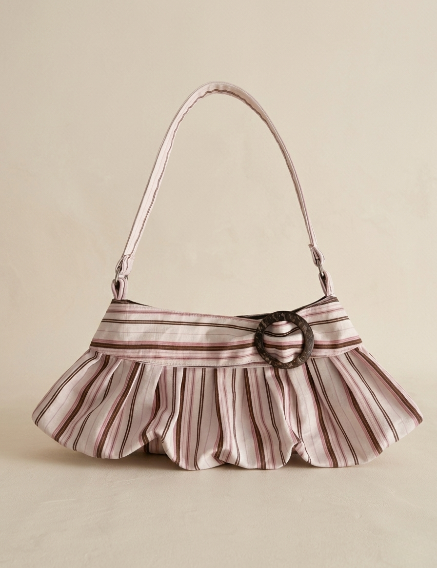 vintage-french-striped-pleated-hobo-underarm-bag-pink-brown-canvas_zorashe_SDB003_1.png