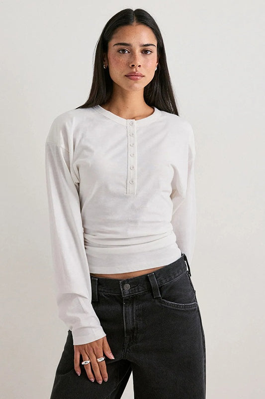 Henley Long Sleeve Top